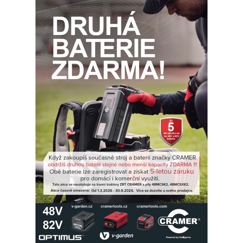 AKCE CRAMER 48 V, 82 V