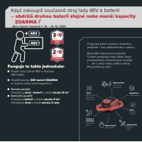 AKCE CRAMER 48V DRUHÁ BATERIE ZDARMA PRO KONCOVÉ ZÁKAZNÍKY