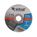 106910, Kotouč řezný na kov Extol Craft 115x1,6x22,2 mm (5ks)