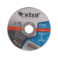 106910, Kotouč řezný na kov Extol Craft 115x1,6x22,2 mm (5ks)