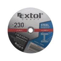 108050, Kotouč řezný na kov Extol Craft 230x2,5x22,2 mm