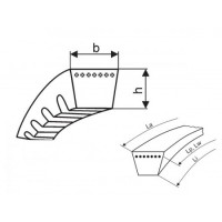 Klínový řemen Z10 x 600 Li 620 Lw
